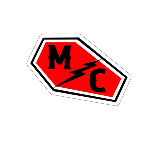 Mortal Coil Coffin Die-Cut Sticker