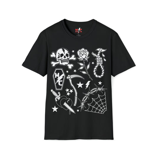Mortal Coil Tattoo Flash Shirt